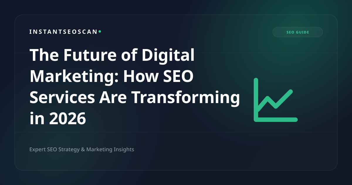 The Future of Digital Marketing: How SEO Services Are Transforming in 2026