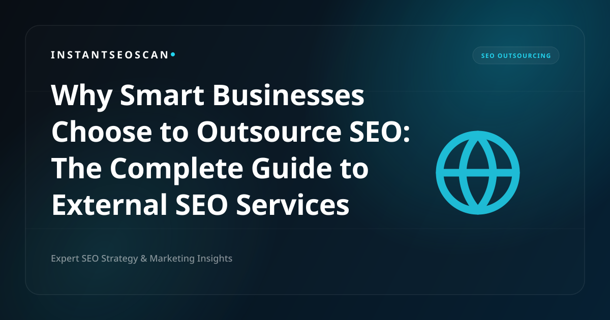 Why Smart Businesses Choose to Outsource SEO: The Complete Guide to External SEO Services